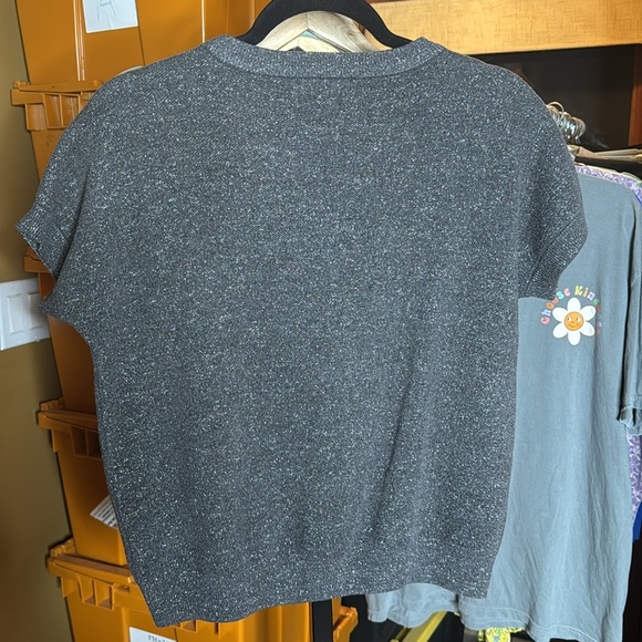 Barefoot Dreams CozyChic Ultra Lite Dolman Short Sleeve Pullover Charcoal Sz XS - Picture 12 of 12